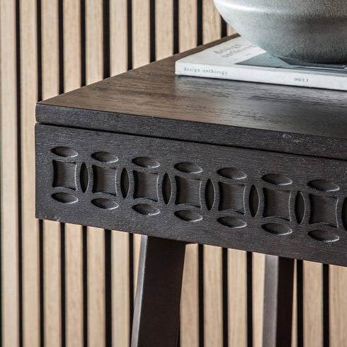 PaulaHome - Chic Charcoal Two Drawer Desk